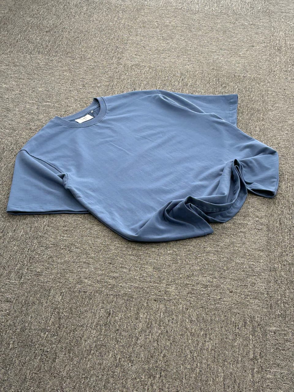 Steel Blue Oversized Tee