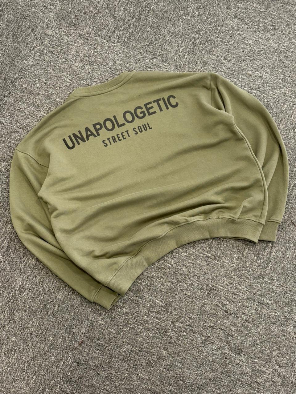 UNAPOLOGETIC Edition Heavyweight Cotton Oversized Sweatshirt