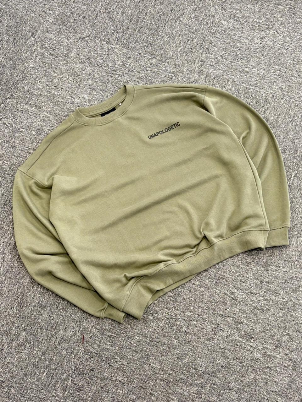 UNAPOLOGETIC Edition Heavyweight Cotton Oversized Sweatshirt