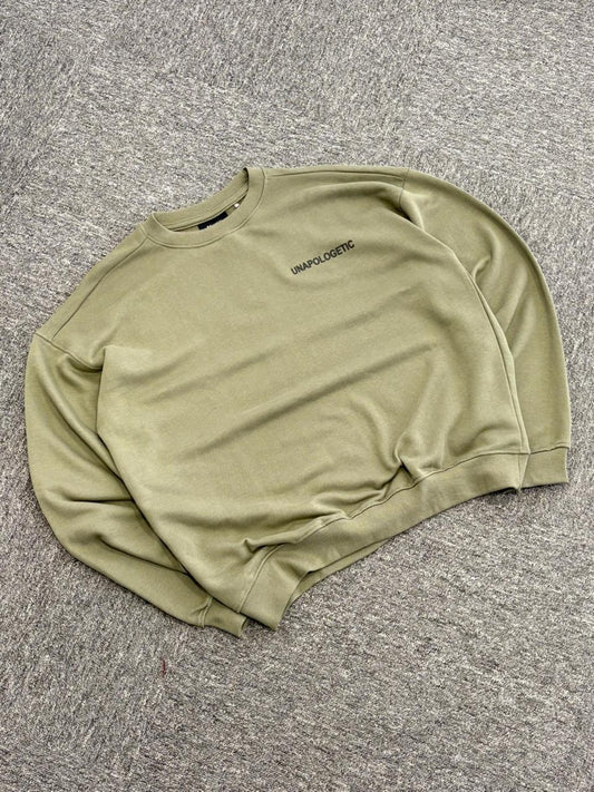 UNAPOLOGETIC Edition Heavyweight Cotton Oversized Sweatshirt