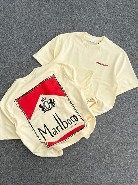 "Marlboro Tribute" Graphic Oversized Tee