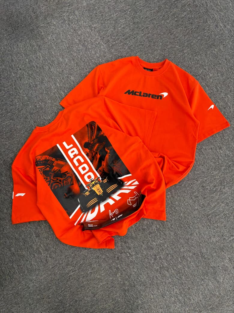 McLaren F1 "Lando Norris" Oversized Papaya Tee