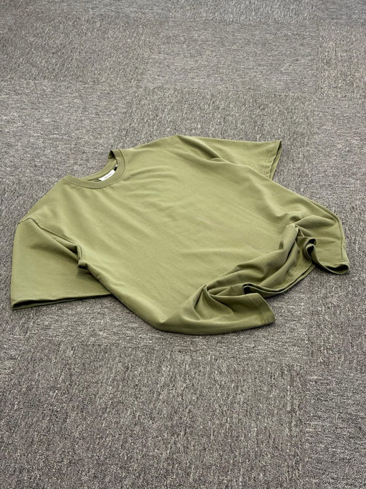 Forest Olive Oversized Tee