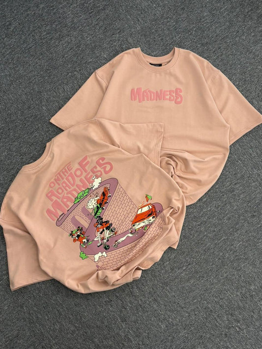 Madness" Retro Arcade Oversized Tee