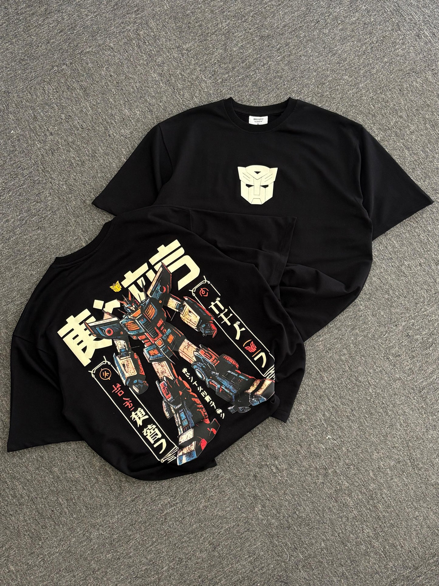 Mecha "Tokyo Neo-Tech" Oversized Anime Tee