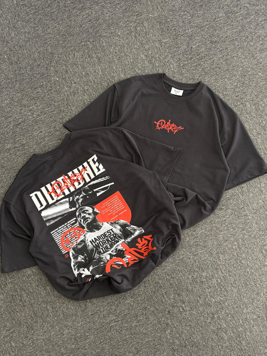 "Hardest Worker" Oversized Iron Paradise Tee