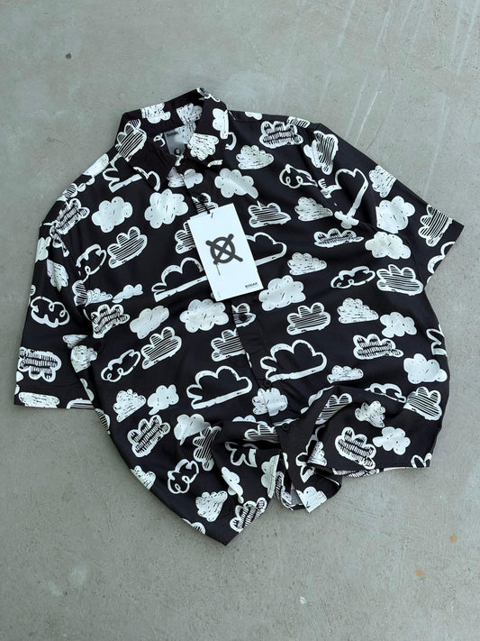 Namsan Cloud Graphic Streetwear Shirt
