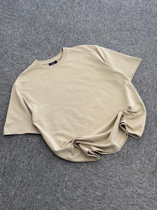 Camel Tan Oversized Tee