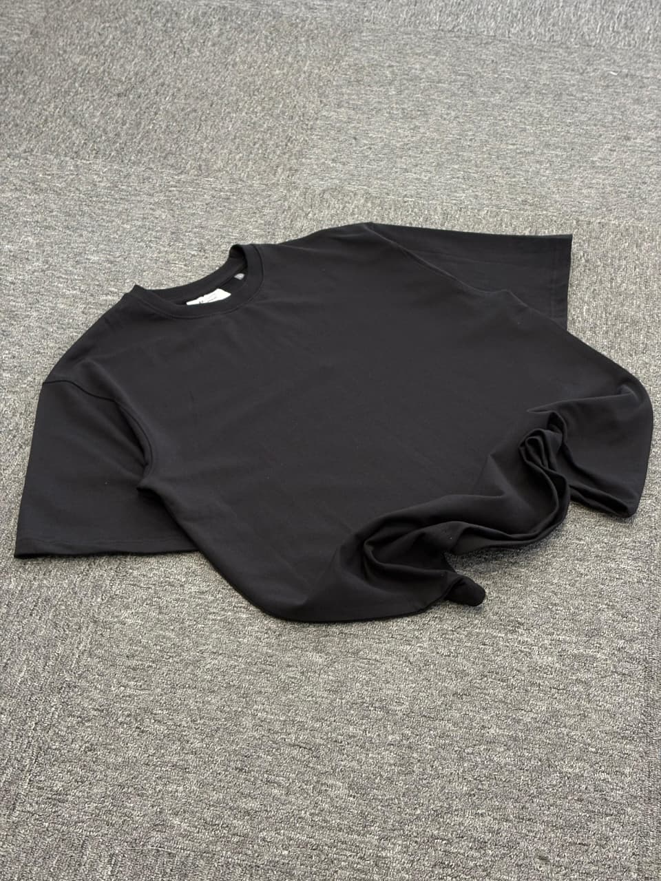 Jet Black Oversized Tee