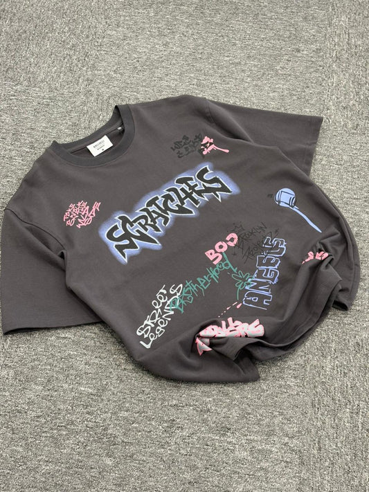 "Street Legends" Graffiti Oversized Tee